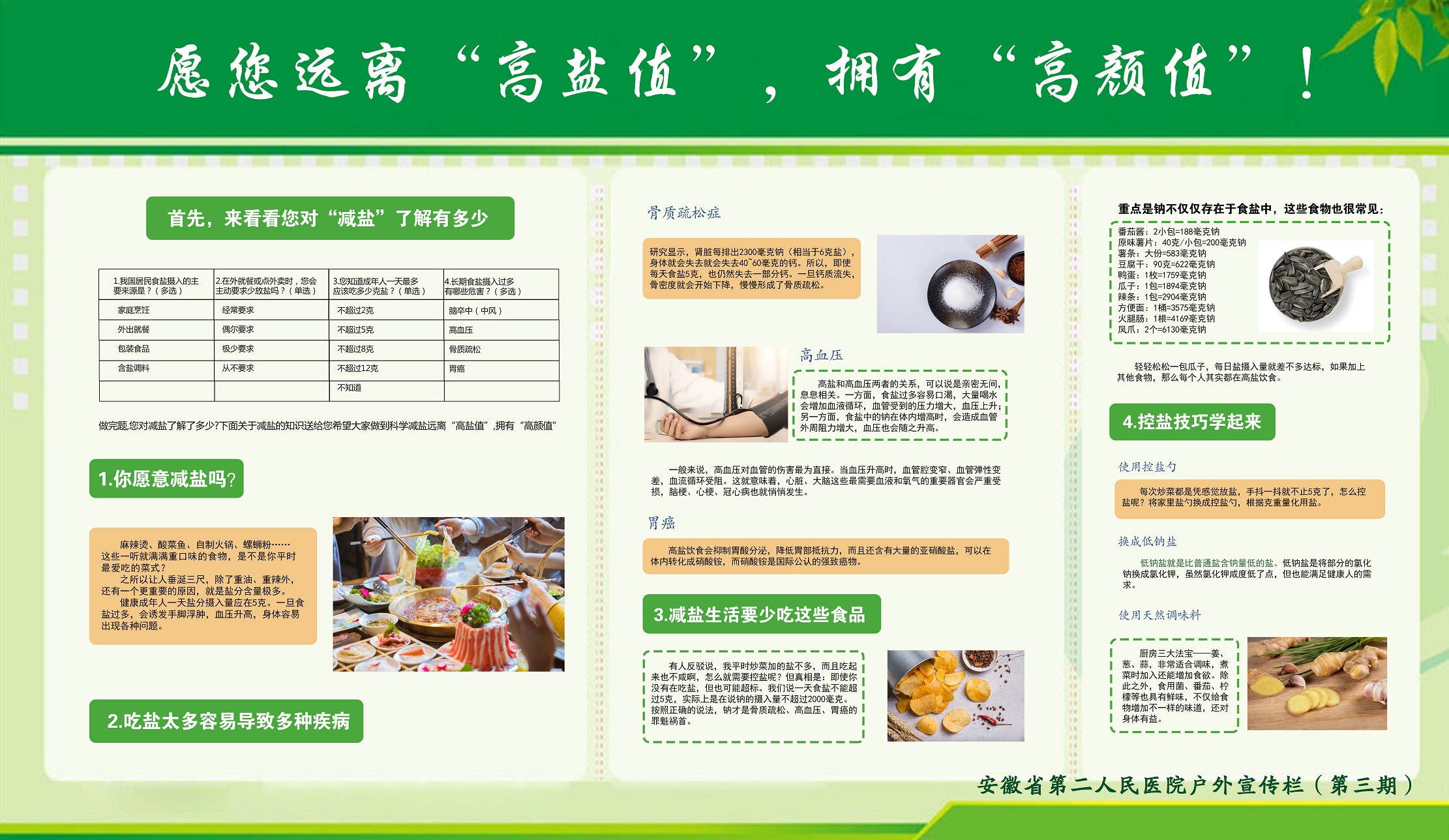 健康教育宣传栏2021年第二期